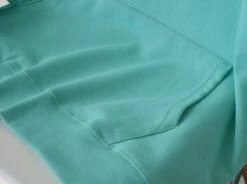 Aqua Blue Oversized Hoodie | Jin - BTS -Diva s Closet Aqua Blue Oversized Hoodie Jin BTS detail 6 600x447 1