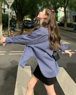 Black And White Checkered Shirt | Jennie - BlackPink 12 Black And White Checkered Shirt | Jennie - BlackPink -Diva s Closet Black And White Checkered Shirt Jennie BlackPink 1 600x750 1