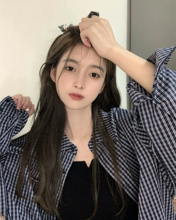 Black And White Checkered Shirt | Jennie - BlackPink 5 Black And White Checkered Shirt | Jennie - BlackPink - Image 3