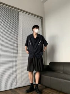 Black Arrows Oversized Shirt | Changbin - Stray Kids -Diva s Closet Black Arrows Oversized Shirt Changbin Stray Kids 1 600x797 1