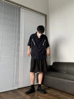 Black Arrows Oversized Shirt | Changbin - Stray Kids -Diva s Closet Black Arrows Oversized Shirt Changbin Stray Kids 2 600x804 1