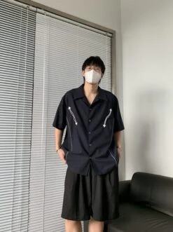 Black Arrows Oversized Shirt | Changbin - Stray Kids -Diva s Closet Black Arrows Oversized Shirt Changbin Stray Kids 5 600x805 1