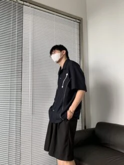 Black Arrows Oversized Shirt | Changbin - Stray Kids -Diva s Closet Black Arrows Oversized Shirt Changbin Stray Kids 6 600x800 1