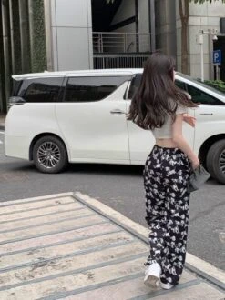 Black Dog Pattern Mopping Pants | Yuta - NCT -Diva s Closet Black Dog Pattern Mopping Pants Yuta NCT 4 600x801 1