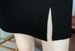 Black Double Sling Dress | Solar - Mamamoo -Diva s Closet Black Double Sling Dress Solar Mamamoo 13 600x408 1