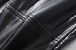 Black Faux Leather Straight Cut Pants | Jungkook - BTS -Diva s Closet Black Faux Leather Straight Cut Pants Jungkook BTS 5 600x395 1