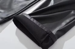 Black Faux Leather Straight Cut Pants | Jungkook - BTS -Diva s Closet Black Faux Leather Straight Cut Pants Jungkook BTS 8 600x395 1