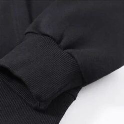 Black Graphic Bear Hoodie | Hyunjin - Stray Kids -Diva s Closet Black Graphic Bear Hoodie Hyunjin Stray Kids 5 600x598 1