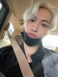 Black Multi-Pattern Patchwork Shirt | Seonghwa - ATEEZ -Diva s Closet Black Multi Pattern Patchwork Shirt Seonghwa ATEEZ 3 600x800 1