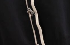 Black Navy Collar Ribbon Buttoned Blouse | Wonyoung - IVE -Diva s Closet Black Navy Collar Ribbon Buttoned Blouse Wonyoung IVE 4 600x392 1