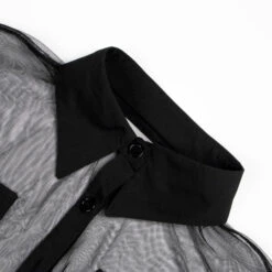Black Sheer Shirt | IU -Diva s Closet Black Sheer Shirt IU 11 600x600 1