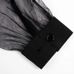 Black Sheer Shirt | IU -Diva s Closet Black Sheer Shirt IU 13 600x600 1