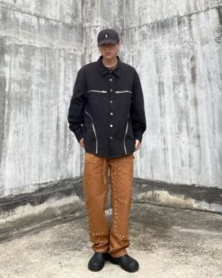 Black Studded Pants | Jeno - NCT -Diva s Closet Black Studded Pants Jeno NCT 22 600x750 1