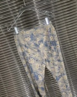 Blue Artsy Floral Pants | Jennie - BlackPink -Diva s Closet Blue Artsy Floral Pants Jennie BlackPink 4 600x750 1