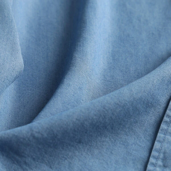 Blue Denim Bishop Collar Shirt | Mark - GOT7 15 Blue Denim Bishop Collar Shirt | Mark - GOT7 - Image 13