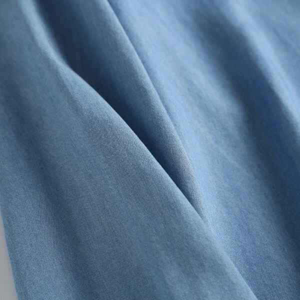 Blue Denim Bishop Collar Shirt | Mark - GOT7 14 Blue Denim Bishop Collar Shirt | Mark - GOT7 - Image 12