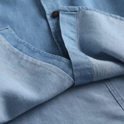 Blue Denim Bishop Collar Shirt | Mark - GOT7 22 Blue Denim Bishop Collar Shirt | Mark - GOT7 -Diva s Closet Blue Denim Bishop Collar Shirt Mark GOT7 14 600x600 1