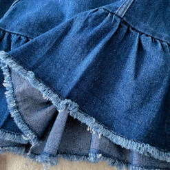 Blue Denim Lace-Up Tube Dress | Rose - BlackPink -Diva s Closet Blue Denim Lace Up Tube Dress Rose BlackPink 2 600x600 1