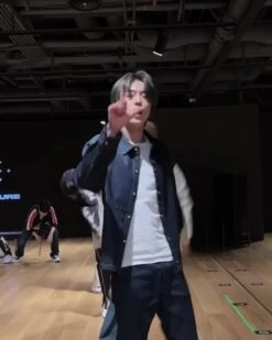 Blue Denim Minimalist Shirt | Haruto - Treasure -Diva s Closet Blue Denim Minimalist Shirt Haruto Treasure Idol 2 600x750 1