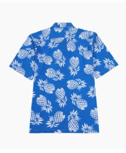 Blue Pineapple Pattern Shirt | Taehyung - BTS -Diva s Closet Blue Pineapple Pattern Shirt Taehyung BTS 7 600x729 1