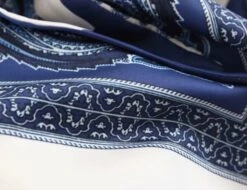 Blue Retro Printed Scarf Top | Jiu - Dreamcatcher -Diva s Closet Blue Retro Printed Scarf Top Jiu Dreamcatcher 12 600x461 1