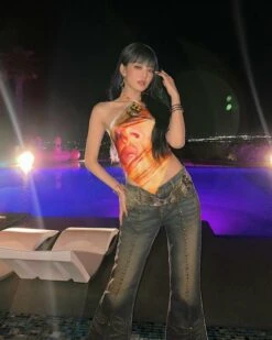 Blue Rivets Flare Jeans | Minnie - (G)I-DLE 13 Blue Rivets Flare Jeans | Minnie - (G)I-DLE -Diva s Closet Blue Rivets Flare Jeans Minnie GI DLE idol 600x750 1