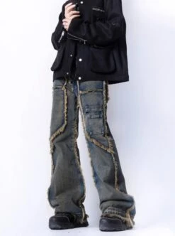 Blue Tassel Linings Jeans | Jay - Enhypen -Diva s Closet Blue Tassel Linings Jeans Jay Enhypen 2 600x807 1