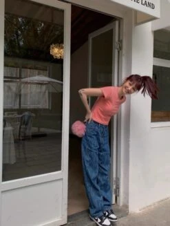 Blue Tribal Pattern Jeans | Somi -Diva s Closet Blue Tribal Pattern Jeans Somi 7 600x795 1