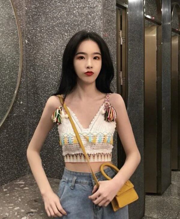 White Bohemian Lace Crop Top | Chung Ha 4 White Bohemian Lace Crop Top | Chung Ha - Image 2