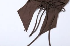 Brown Boho Halter Top | Nayeon - Twice -Diva s Closet Brown Boho Halter Top Winter Aespa 6 600x395 1