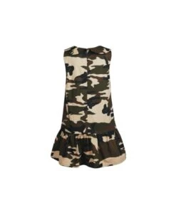 Brown Camouflage Lace Collared Dress | Yeri - Red Velvet -Diva s Closet Brown Camouflage Lace Collared Dress Yeri Red Velvet 7 600x750 1