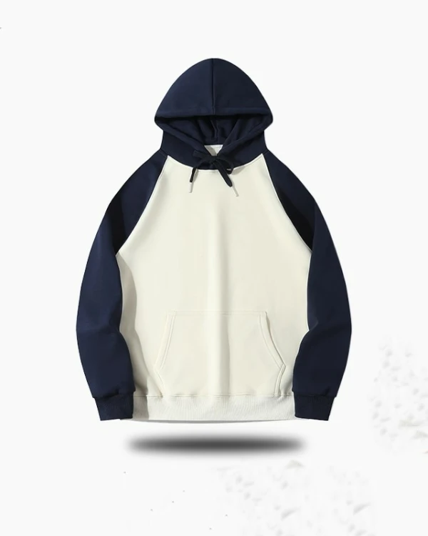 White And Blue Oversized Hoodie | Changbin - Stray Kids 4 White And Blue Oversized Hoodie | Changbin - Stray Kids - Image 2
