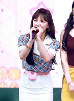 Blue Collared Check Print Blouse | Wendy - Red Velvet -Diva s Closet Collared Check Print Shirt Wendy Red Velvet 02 600x815 1