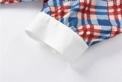 Blue Collared Check Print Blouse | Wendy - Red Velvet -Diva s Closet Collared Check Print Shirt Wendy Red Velvet 18 600x400 1