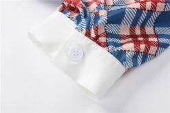 Blue Collared Check Print Blouse | Wendy - Red Velvet -Diva s Closet Collared Check Print Shirt Wendy Red Velvet 21 600x400 1