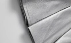 Metallic Grey Faux Leather Belted Skirt | Handong - Dreamcatcher 17 Metallic Grey Faux Leather Belted Skirt | Handong - Dreamcatcher -Diva s Closet Dami Dreamcatcher Red Furry Vest 9 600x361 1