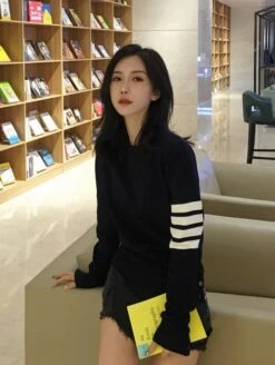 Dark Blue Sweatshirt | BamBam - GOT7 -Diva s Closet Dark Blue Sweatshirt BamBam – GOT7 10