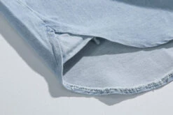 Blue Denim Shirt | DK - Seventeen -Diva s Closet Dokyeom Blue Denim Shirt 2 600x401 1