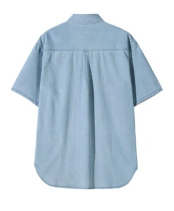 Blue Denim Shirt | DK - Seventeen -Diva s Closet Dokyeom Blue Denim Shirt 8 600x729 1