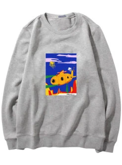 White Submarine Sweatshirt | Doyoung - NCT -Diva s Closet Doyoung Submarine Sweater 3 e1643272581948