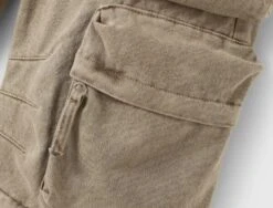 Brown Multi-Pocket Cargo Jeans | Doyoung - Treasure -Diva s Closet Doyoung Treasure Brown Multi Pocket Cargo Jeans 12 600x456 1