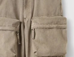 Brown Multi-Pocket Cargo Jeans | Doyoung - Treasure -Diva s Closet Doyoung Treasure Brown Multi Pocket Cargo Jeans 15 600x463 1