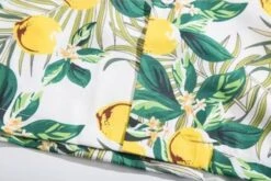 Green And Yellow Lemon Pattern Shirt | Soobin - TXT -Diva s Closet Green And Yellow Lemon Pattern Shirt Soobin TXT 4 600x401 1