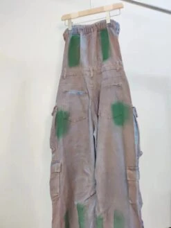 Green Dyed Denim Cargo Jumpsuit | Jihyo - Twice -Diva s Closet Green Dyed Denim Cargo Jumpsuit Jihyo – Twice 2 5 600x800 1