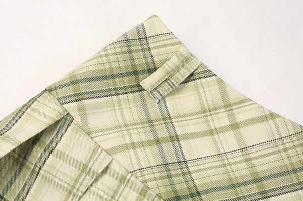 Green Plaid School Girl Pleated Skirt | Taeyeon - Girls Generation 7 Green Plaid School Girl Pleated Skirt | Taeyeon - Girls Generation - Image 5
