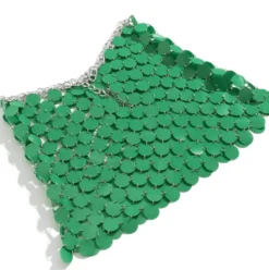 Green Sequins Skirt | Chaewon - Le Sserafim -Diva s Closet Green Sequins Skirt Chaewon Le Sserafim 3 600x602 1