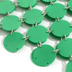 Green Sequins Skirt | Chaewon - Le Sserafim -Diva s Closet Green Sequins Skirt Chaewon Le Sserafim 4 600x602 1