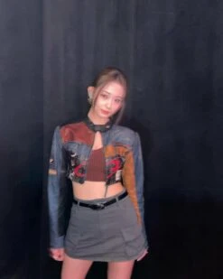 Grey Mini Skirt With Side Pockets | Tzuyu - Twice -Diva s Closet Grey Mini Skirt With Side Pockets Tzuyu Twice inspi 600x750 1