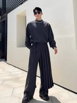 Grey Top And Pants Set With Detachable Horse Skirt | J-Hope - BTS -Diva s Closet Grey Top And Pants Set With Detachable Horse Skirt J Hope BTS 3 600x799 1