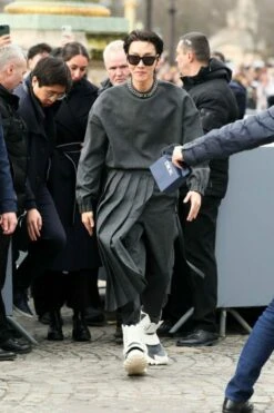 Grey Top And Pants Set With Detachable Horse Skirt | J-Hope - BTS -Diva s Closet Grey Top And Pants Set With Detachable Horse Skirt J Hope BTS Idol 1 scaled 600x901 1